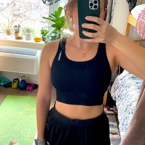 Gymshark strappy crop bra top seamless